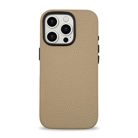 Leather Case Magsafe Compatible-Khaki