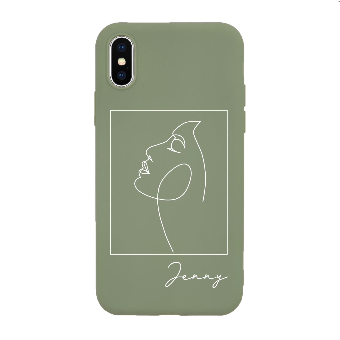 Abstract Figure Custom Case (RUBBER MATTE)