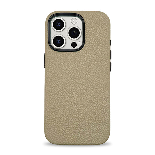 Leather Case Magsafe Compatible-Khaki