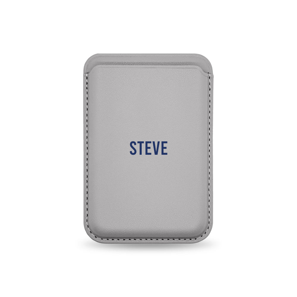 Magnetic Card Holder-Custom Text