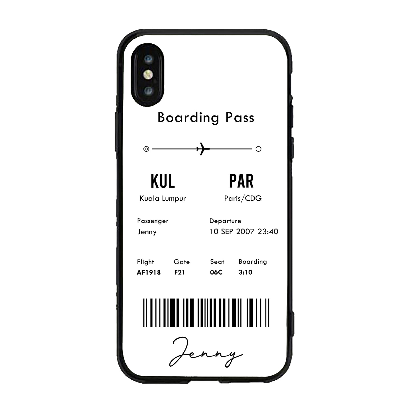 Boarding  Custom Case (ACRYLIC)