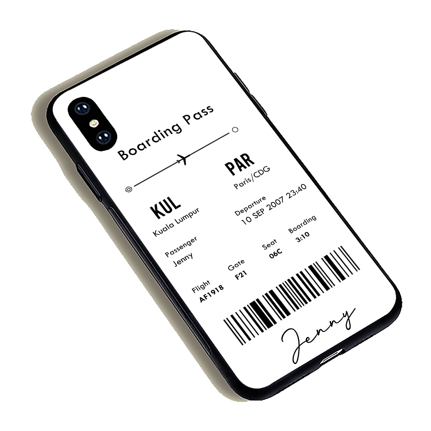 Boarding  Custom Case (ACRYLIC)